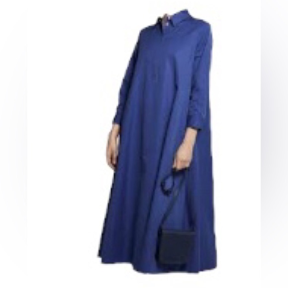 NWT The Row Vibrant Blue Tanita Dress (Missing belt)